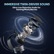 Nubwo N7 Wired Gaming Headset – Noise-Canceling Mic