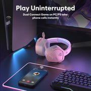 NUBWO G06 100H Battery Headset Dual Wireless-Pink