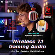 NUBWO HG12 Wireless Gaming Headset （USA Available Only）