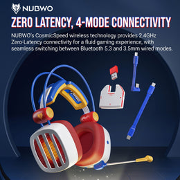 NUBWO HG12 Wireless Gaming Headset （USA Available Only）