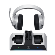 NUBWO G06 Pro Wireless Gaming Headset with Dock, 120Hr Battery, ENC Mic