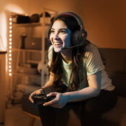 NUBWO N16 Gaming Headset for Xbox PS5 PC -Black Red