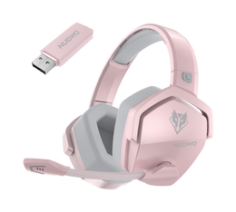 NUBWO G06 100H Battery Headset Dual Wireless-Pink