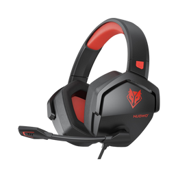 NUBWO N16 Gaming Headset for Xbox PS5 PC -Black Red